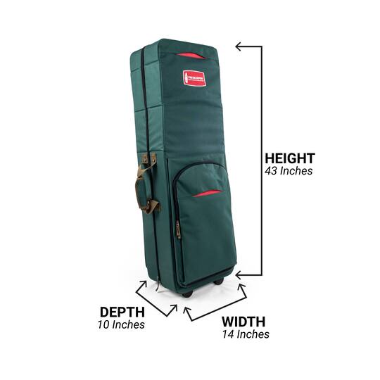 TreeKeeper Rolling Vertical Wrapping Paper Storage Container